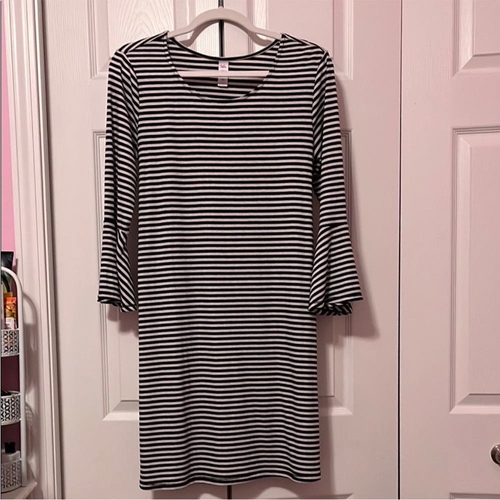 Justice Striped Knit dress